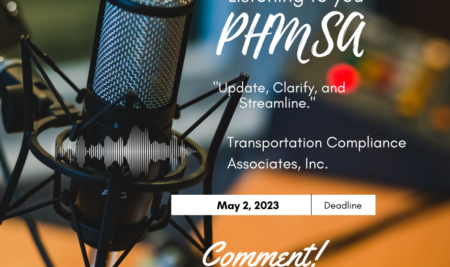 PHMSA: Wants to Know What You Think