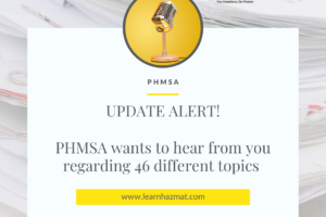 PHMSA UPDATE HMR