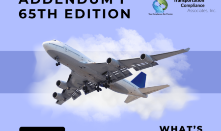 First Addendum to IATA DGR 65th Edition