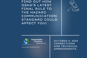 OSHA HCS Corrections